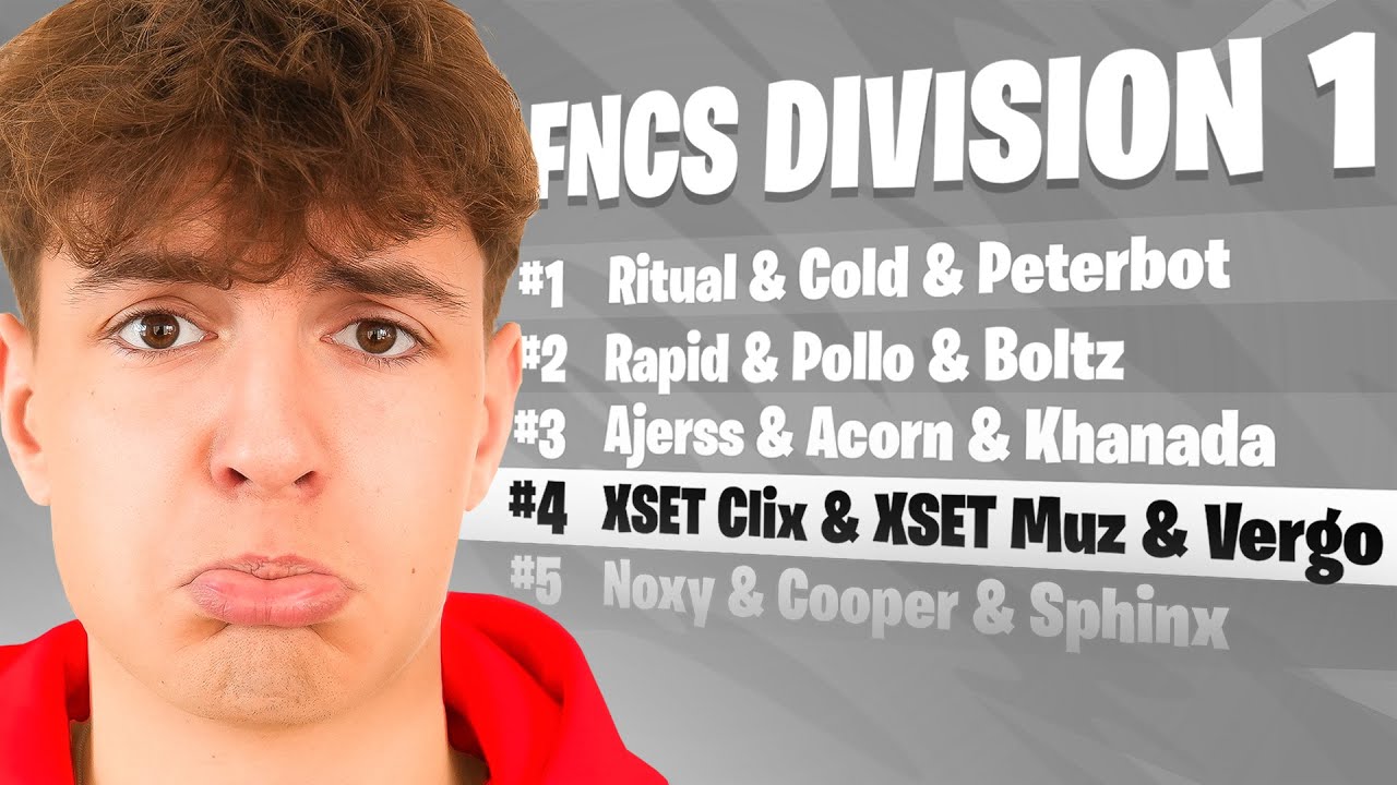 Clix 4TH PLACE FNCS Division 1 🏆