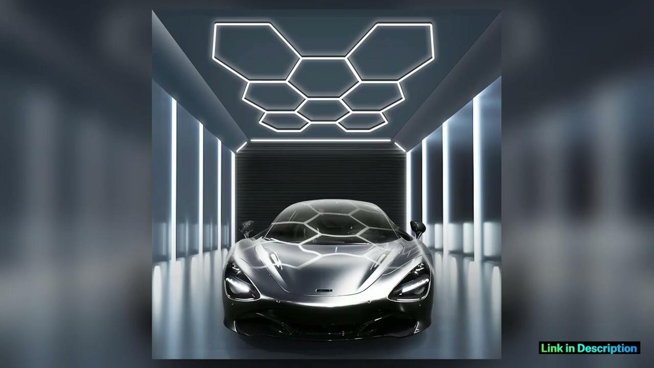 35 Pack 400W Hexagon Garage Led lights Garage Lights Ceiling Led Work Light Super Bright 6500K