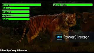 The Jungle Book (2016) Final Battle with healthbars 1/3 (OLD)