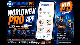 WORLDVIEW PRO App | Manage Jobs, Schedule Work & Boost Productivity | Official Demo