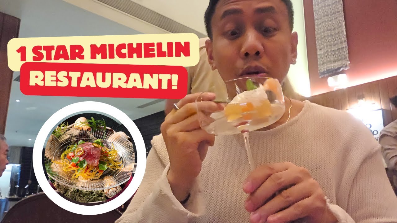 Eating at a Michelin Star Restaurant in the Philippines (HAPAG Restaurant) 🌟 | Vlog 