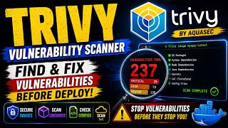 Trivy Tutorial 🔥 Scan Docker Images & Fix Vulnerabilities Before Deployment | DevSecOps