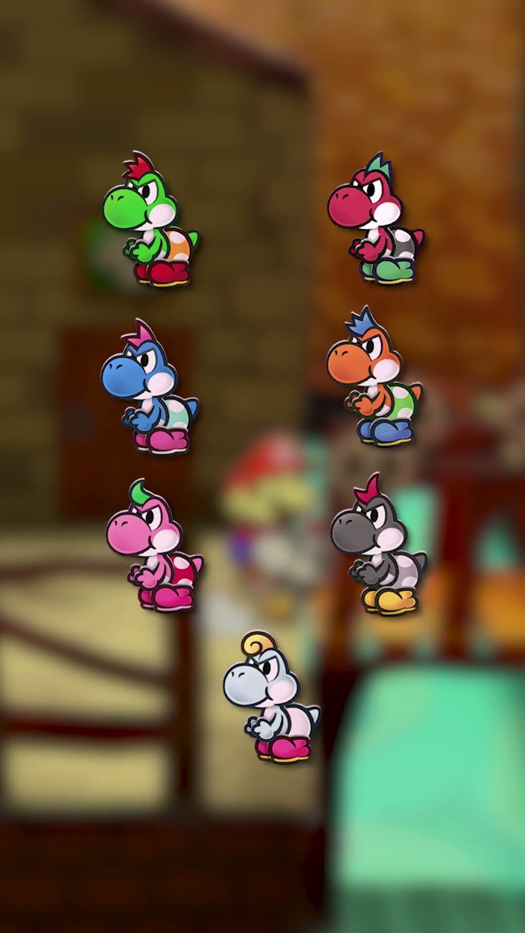 Go the right speed to get the Yoshi color you want in The Thousand