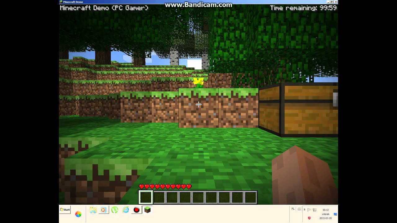 Minecraft Demo PC Gamer: Jak odnowić czas. - YouTube