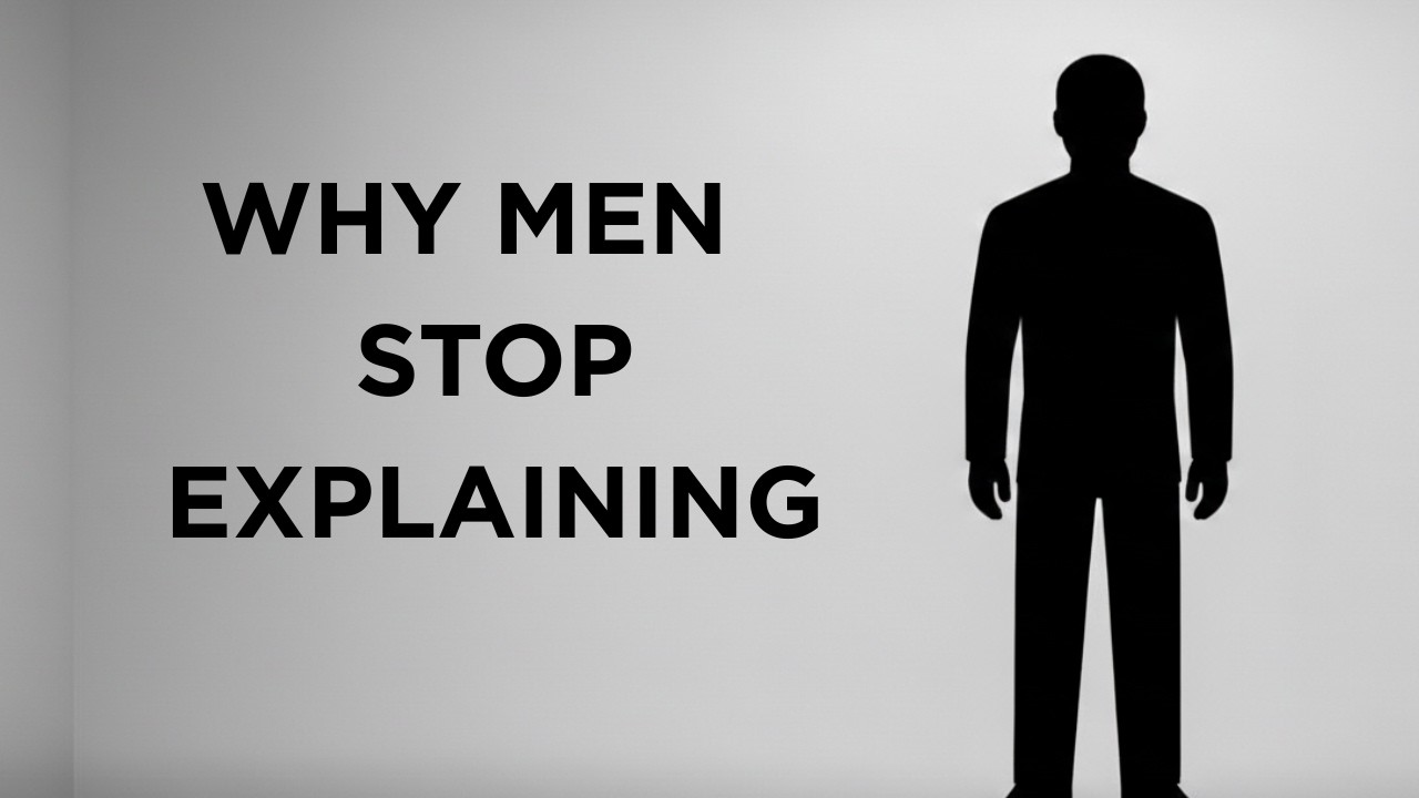 Why Men Stop Explaining Themselves