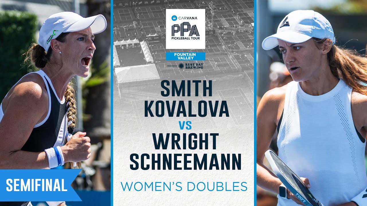Smith/Kovalova take on Wright/Schneemann for a spot on Championship Sunday!