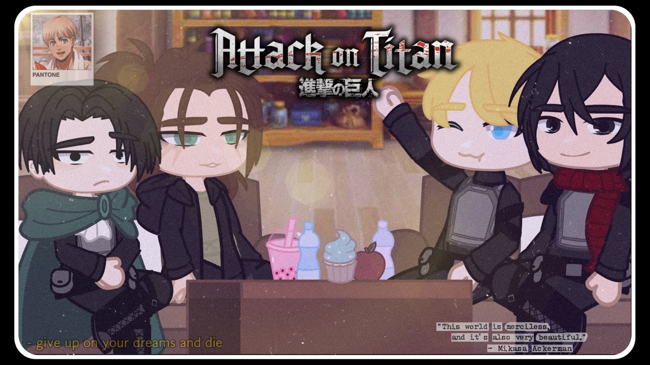 Aot react to TikToks Nashaly binet (levixeren)