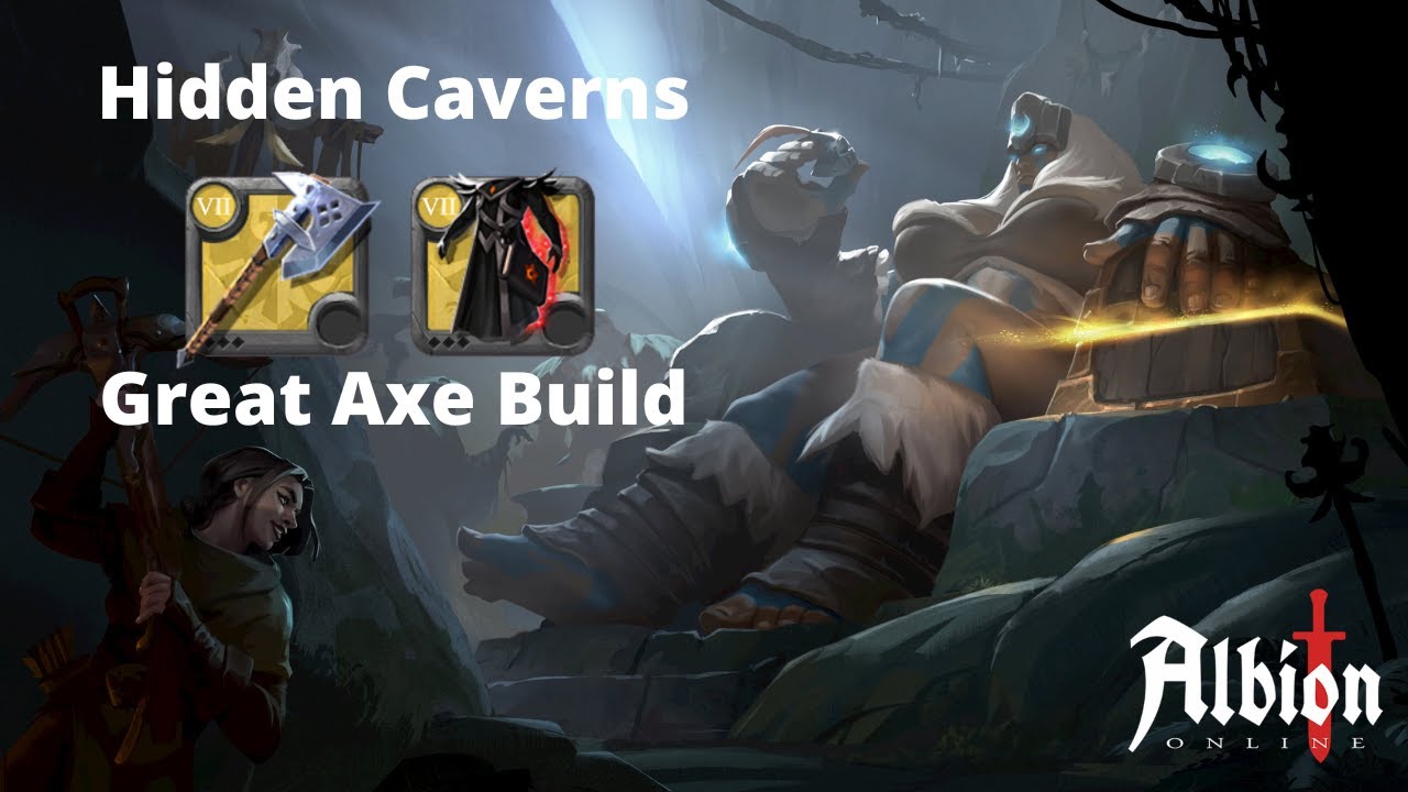Albion Online Hidden Caverns Solo Dungeon Albion Online GreatAxe