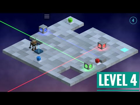 Into The Sky : Isometric Laser Block Puzzle - Level 4