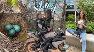 VLOG - motorka & projektové dny | Amy's World