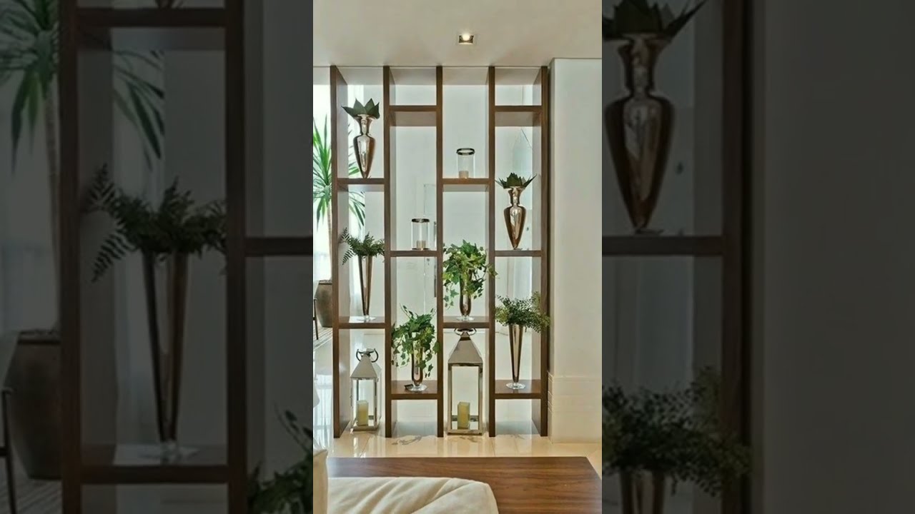 partition design ideas with plants 