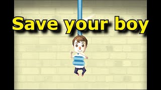 Save your boy - cut the rope gameplay for android screenshot 5