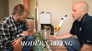Modern Living Demos the Worlds Cleanest Floor Sanding System
See how the patented Oneida Vortex® DCS make dust-free floor sanding possible. This unique accessory attaches to nearly any make/model floor sander and converts into a truly clean machine.
Visit http://www.vortexdcs.com for a list of contractors equipped with the Vortex system. Modern Living Demos the Worlds Cleanest Floor Sanding System