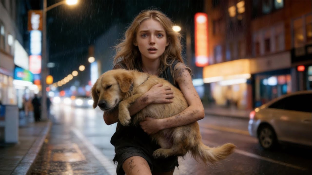 Abandoned Golden Retriever Asked Her For Help, But HE Ended Up Saving HER Life!