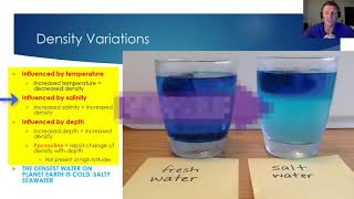 Vodcast 9.2: Seawater Temperature & Density Variations