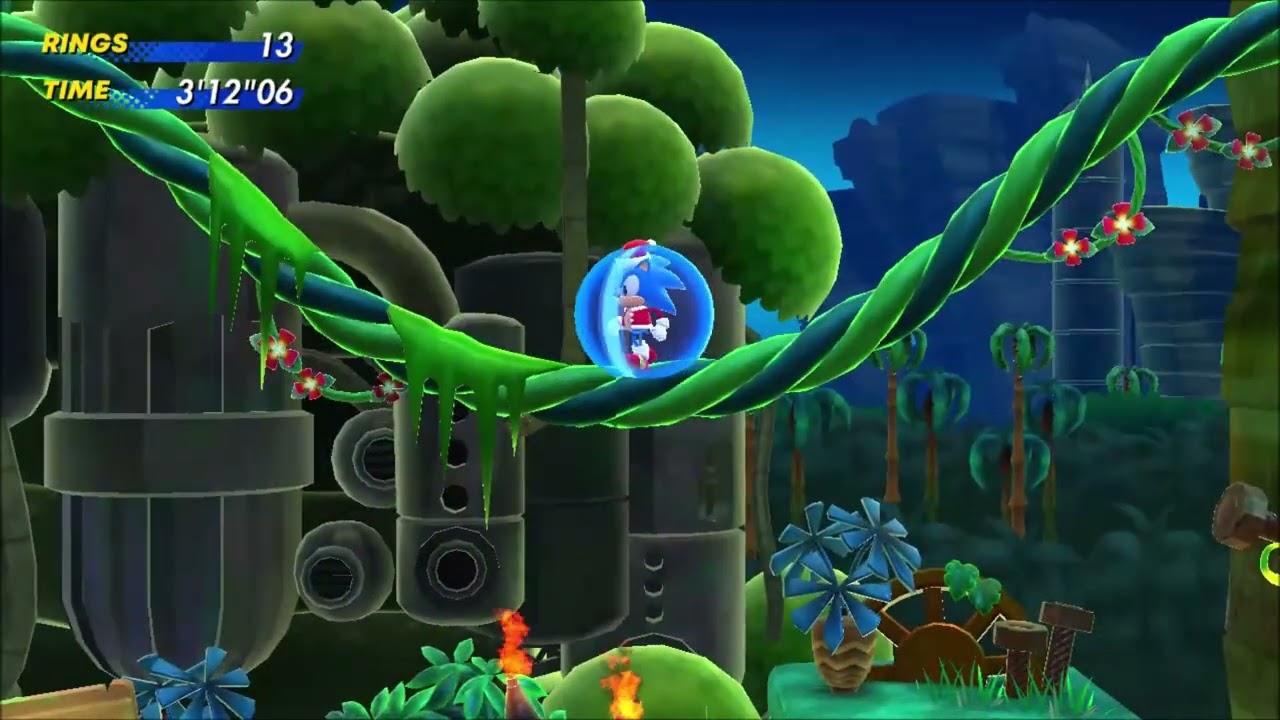 Sonic Superstars Santa Sonic DLC outfit