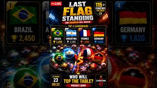 🔴 LIVE 🌍 World Flags Elimination | 115+ Countries Fight for Glory 🏆⚔️