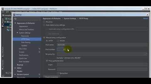 Proxy settings web storm прокси сервер на веб шторм JetBrains PhpStorm