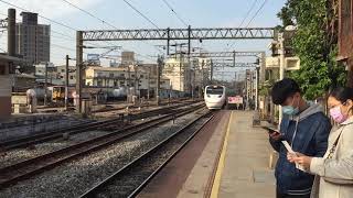2021/02/03 台鐵278車次經海線往花蓮太魯閣自強號列車新竹進站