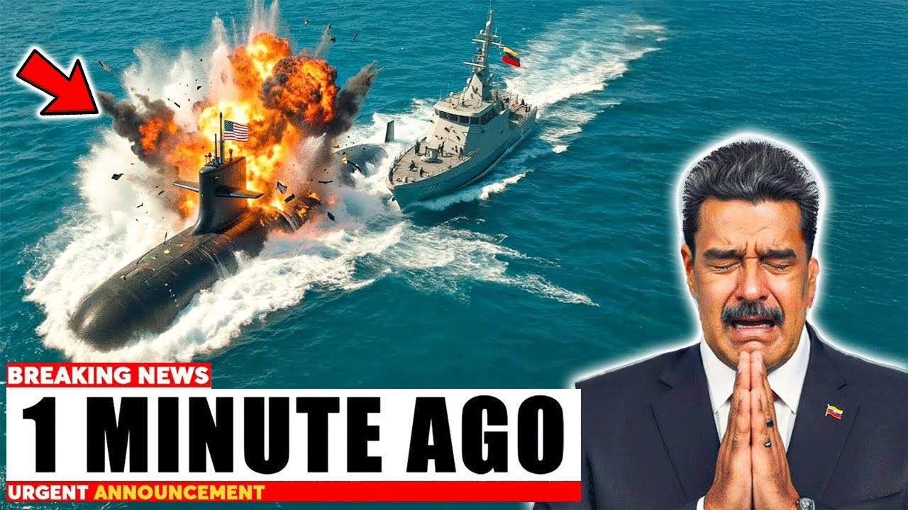 Venezuela ATTACKING  US Navy Submarine SURFACES Too Close - Then THIS Happened...