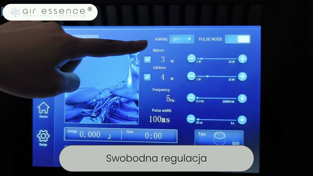 Air Essence™ laser wysokoenergetyczny