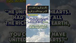 Unity Of Hearts Is Allahs Miracle. Cherish Brotherhood