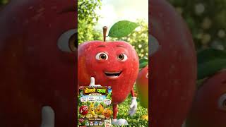 Bolte Phal 🍎🍌 | Funny Hindi Cartoon Story | Talking Fruits Animation | Kids Learning Video#cartoon