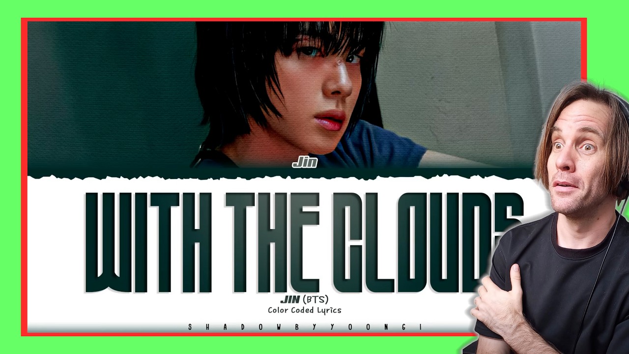JIN (BTS) – With The Clouds (Lyrics) | His Voice Is BEAUTIFUL 💜☁️ | 1st Time Reaction