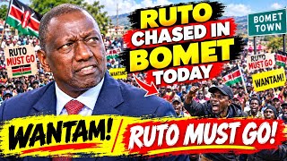 🔥Get out, you traitor! RUTO heckled and CHASED in BOMET TODAY by angry residents! ANTI-GOVERNMENT...