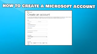 How To Create A Microsoft Account (2021) screenshot 4