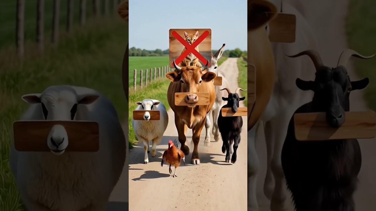 Cat Adopted Tiger Cubs… Then Took Over the Farm 😎🐯