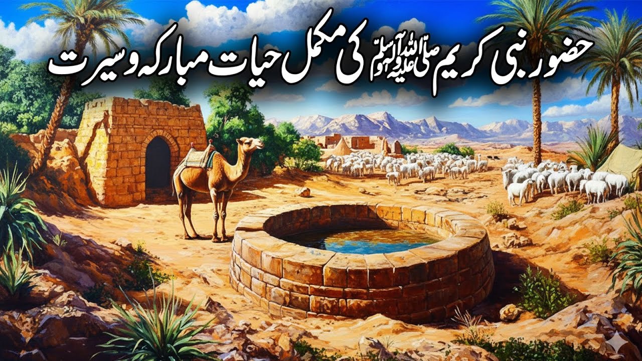 Hazoor SAW Ki Mubarak Zindagi Ke Waqiat | Hazrat Muhammad Ka Waqia | Seerat Un Nabi | Islamic Studio