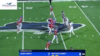 Adair County Football VS Metcalf County