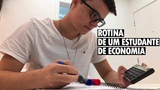 MINHA ROTINA NA FACULDADE DE ECONOMIA