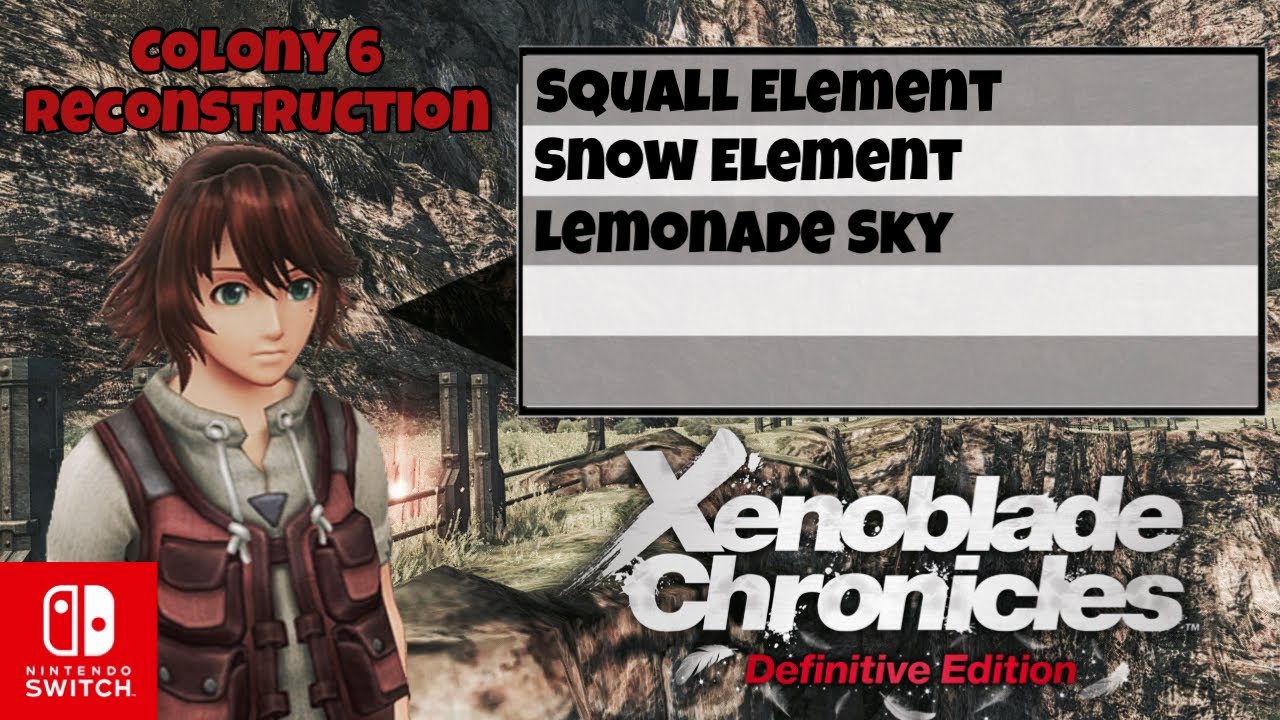 Special Level 3 Squall Element, Snow Element & Lemonade Sky - Xenoblade ...