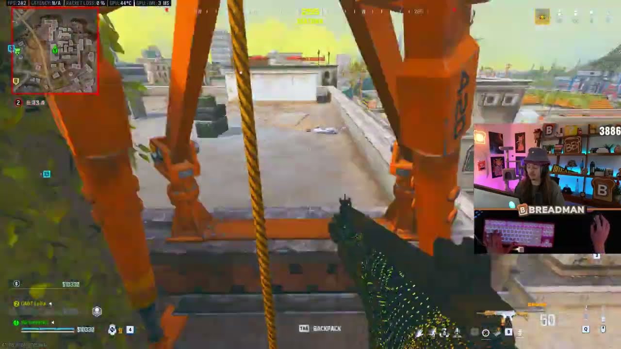 BBREADMAN SHOWS HOW TO DO THE ZIPLINE JUMPING TRICK IN WARZONE