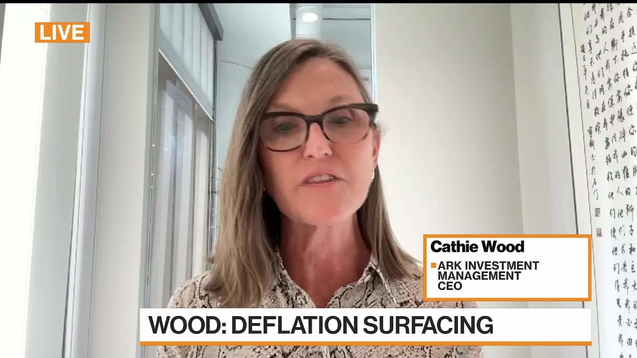 Cathie Wood on Deflation Risk, Tech Stocks and Bitcoin