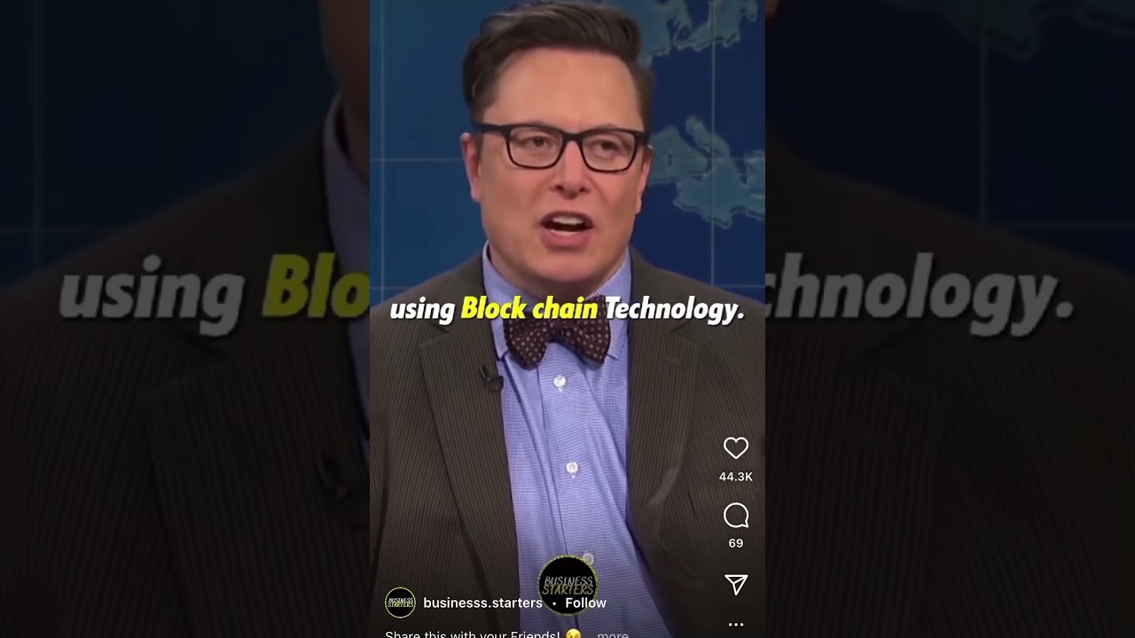 Elon musk explains what crypto currencies are 