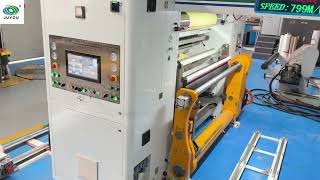 800m/min Silicone Liner Rewinding | Latest CLS-A8 Slitter Rewinder