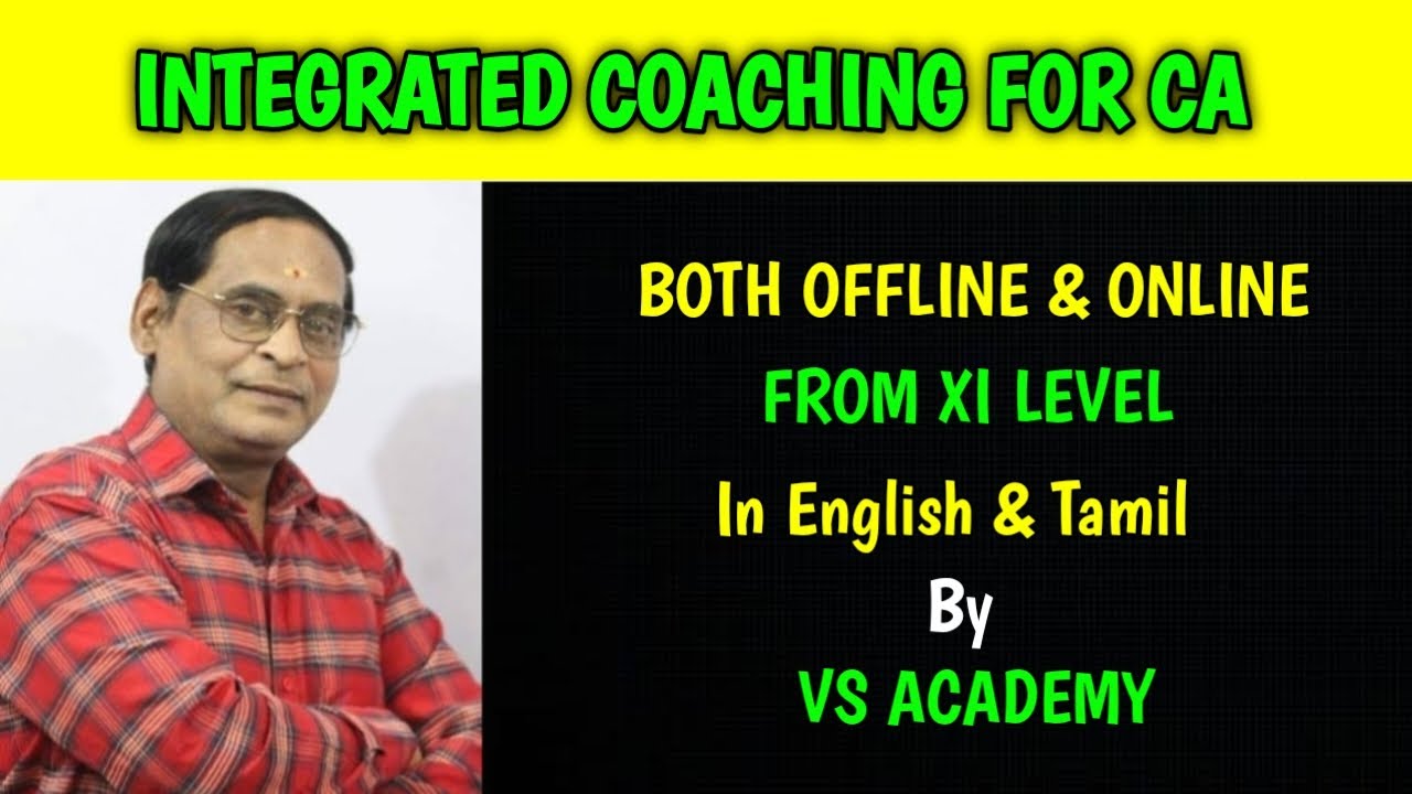 INTEGRATED COACHING FOR CA AT 11 LEVEL | STARTS SOON | BOTH ONLINE & OFFLINE |