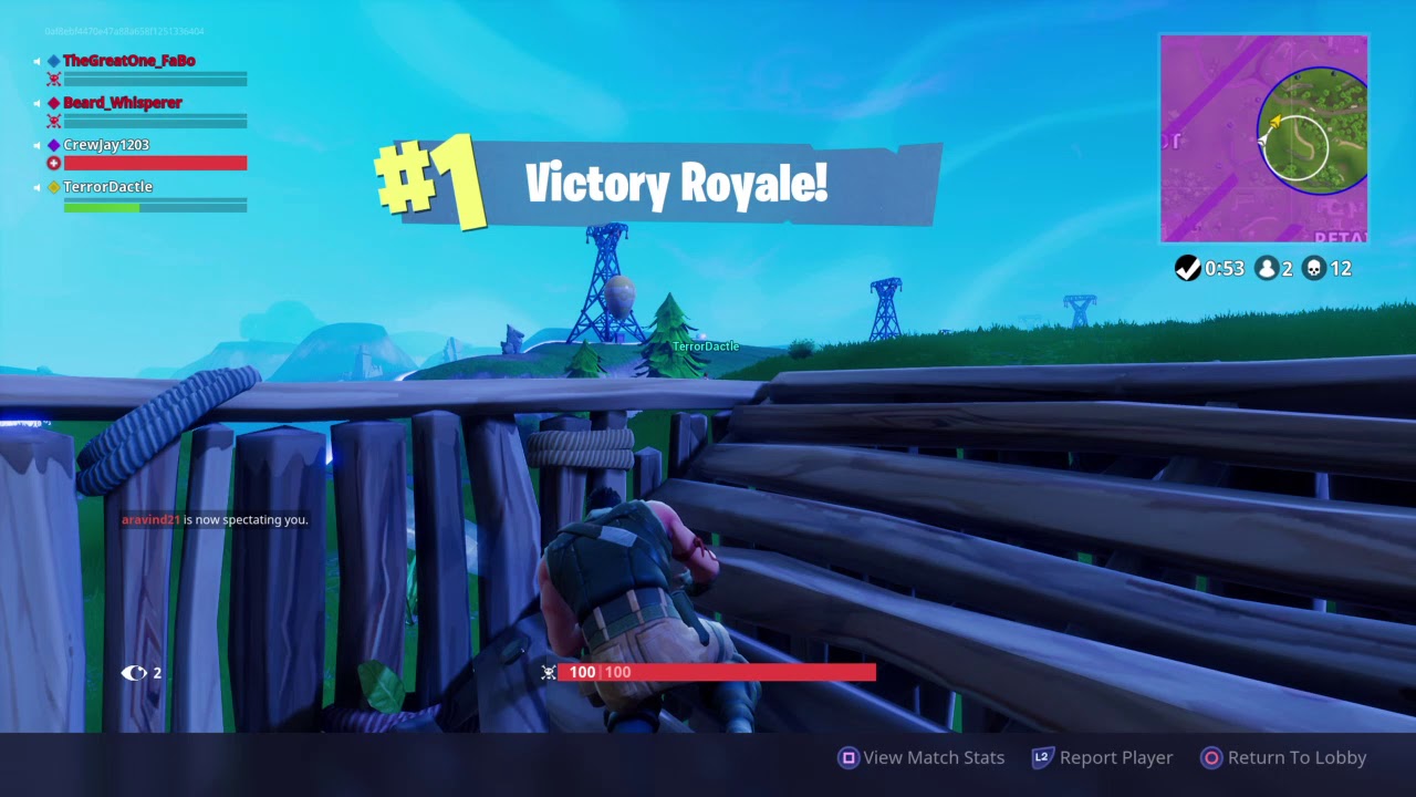 Epic Game Winning RPG Kill Clip! - FORTNITE BATTLE ROYALE - OTC Bros