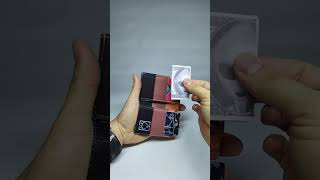 CARTEIRA UP MINICARD - BLACK BROWN CNH