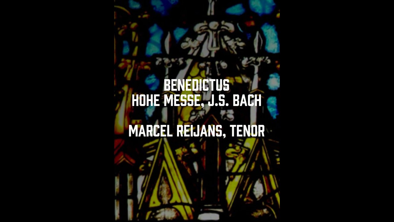 J.S. Bach "Benedictus" from Hohe Messe | Marcel Reijans, tenor