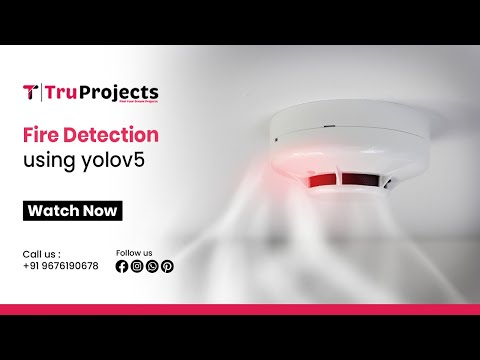 Fire Detection using yolov5   top trending yolo projects for final year btech students