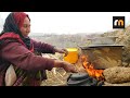 Village woman is cooking Dalda for her son | village life afghanistan