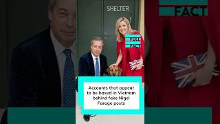 Accounts that appear to be based in Vietnam behind fake Nigel Farage posts