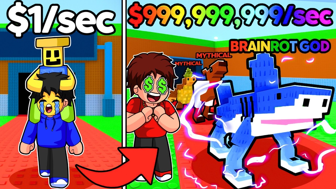 We Became BillIonaires In Roblox Steal a Brainrot..