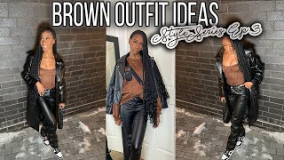 5 Brown Winter Outfit Ideas 2021 Style Series Episode Naomi Amber