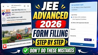 JEE ADVANCED FORM FILLING 2026🔥|| STEP BY STEP GUIDE✅|| #jee #jeeadvanced #registration #viral