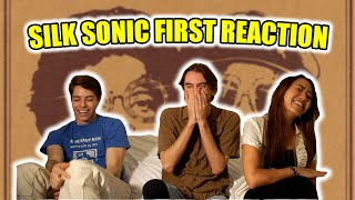 an evening reacting to an evening with silk sonic (first reaction)
